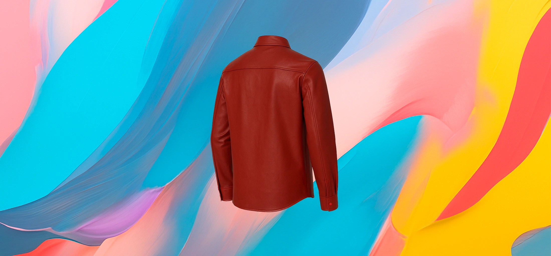 The 25X Crimson Edge Leather Shirt - Image 4