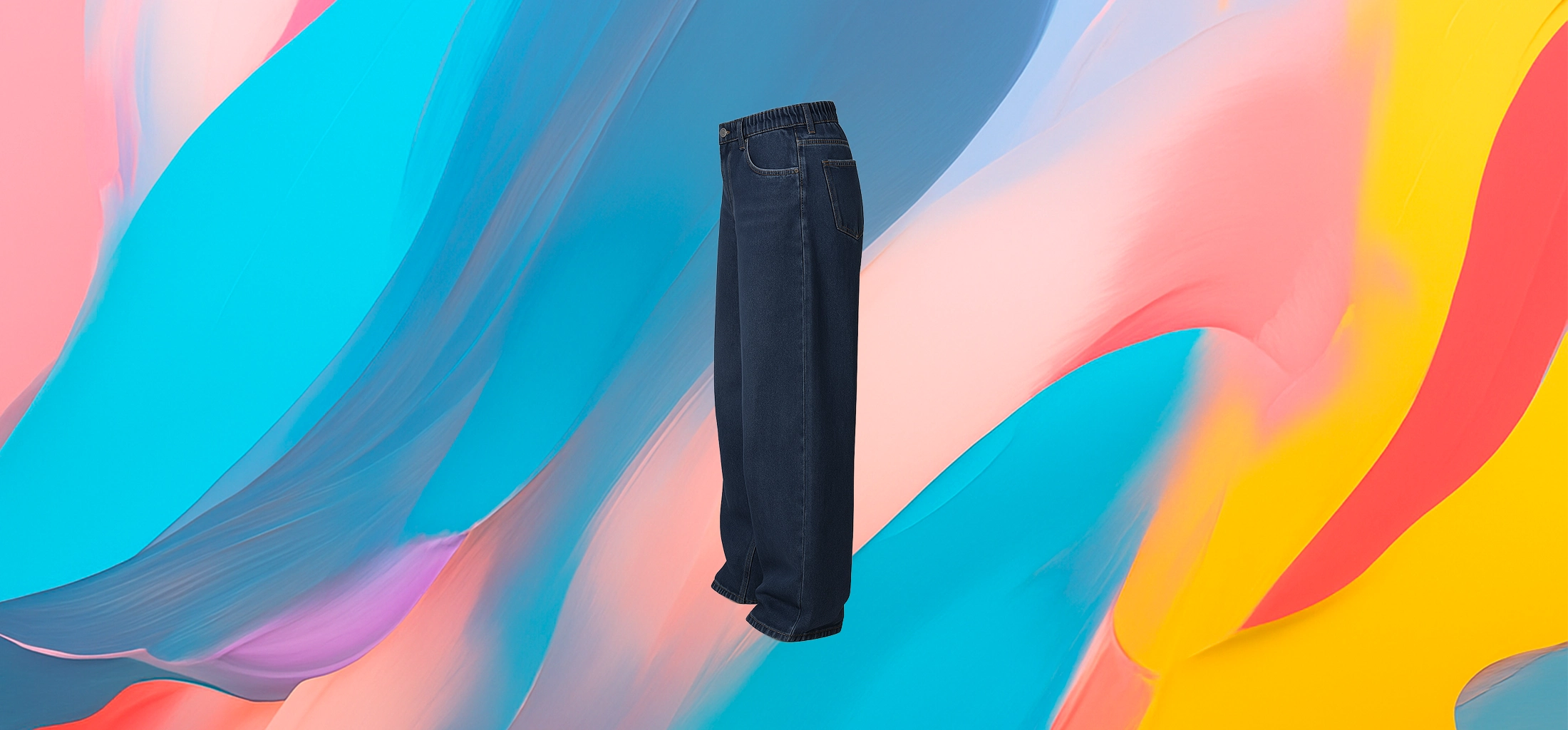The 25X Relaxed Fit Elastic Waist Jeans - Image 2