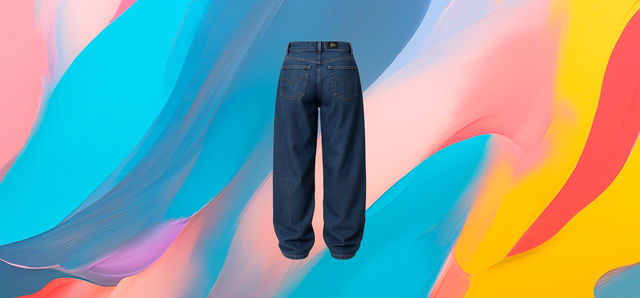 The 25X Relaxed Fit Elastic Waist Jeans - Image 3