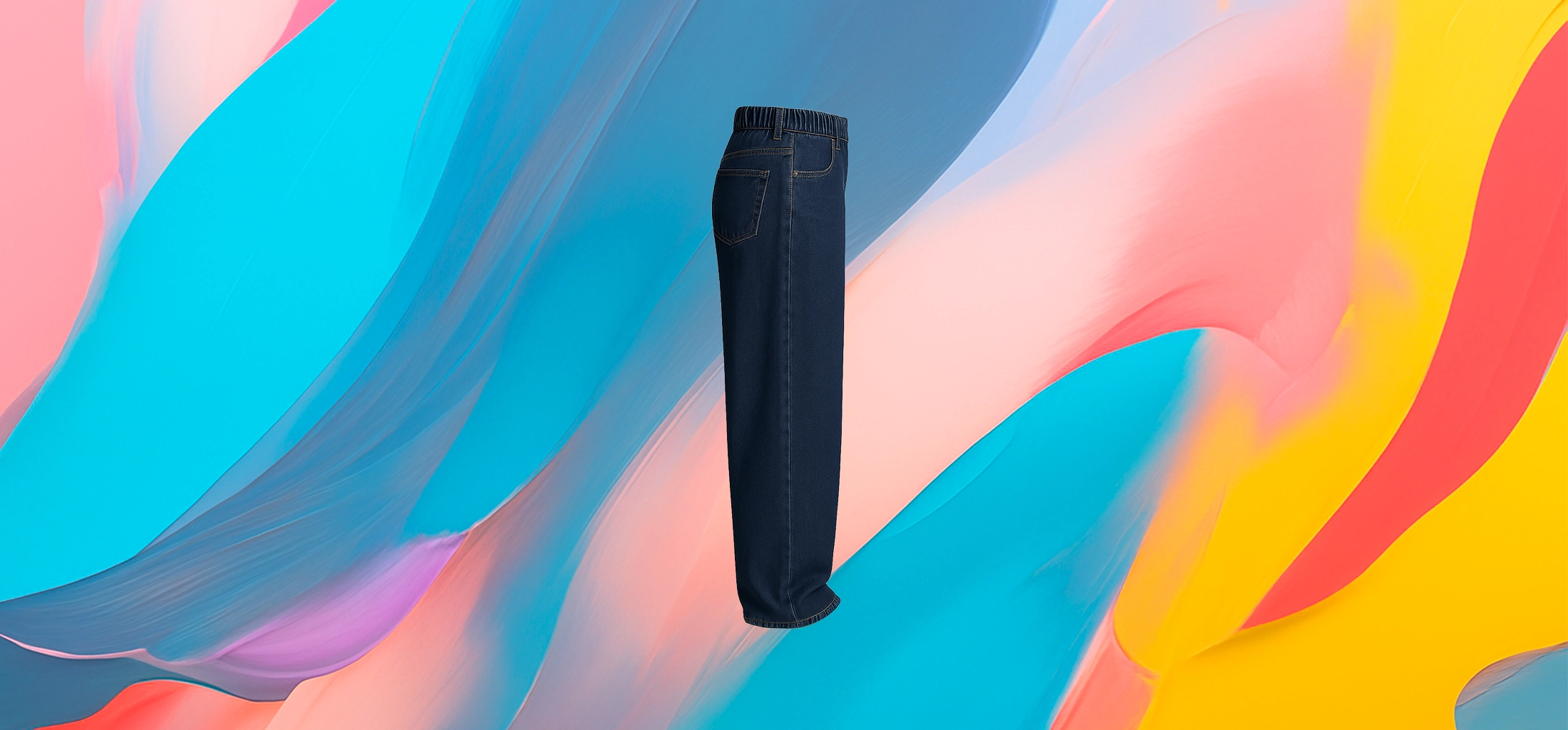 The 25X Relaxed Fit Elastic Waist Jeans - Image 4