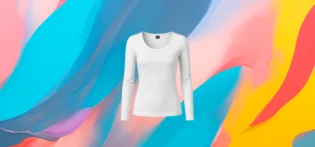 The 25X Women's Long Sleeve Fitted Scoop Neck Tee