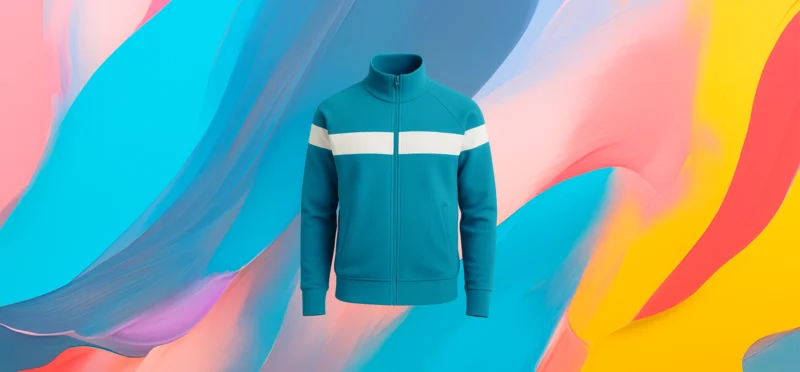The 25X Turquoise Blue Athletic Jacket
