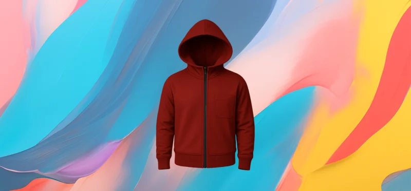 The 25X Bold Zip Hoodie – Red