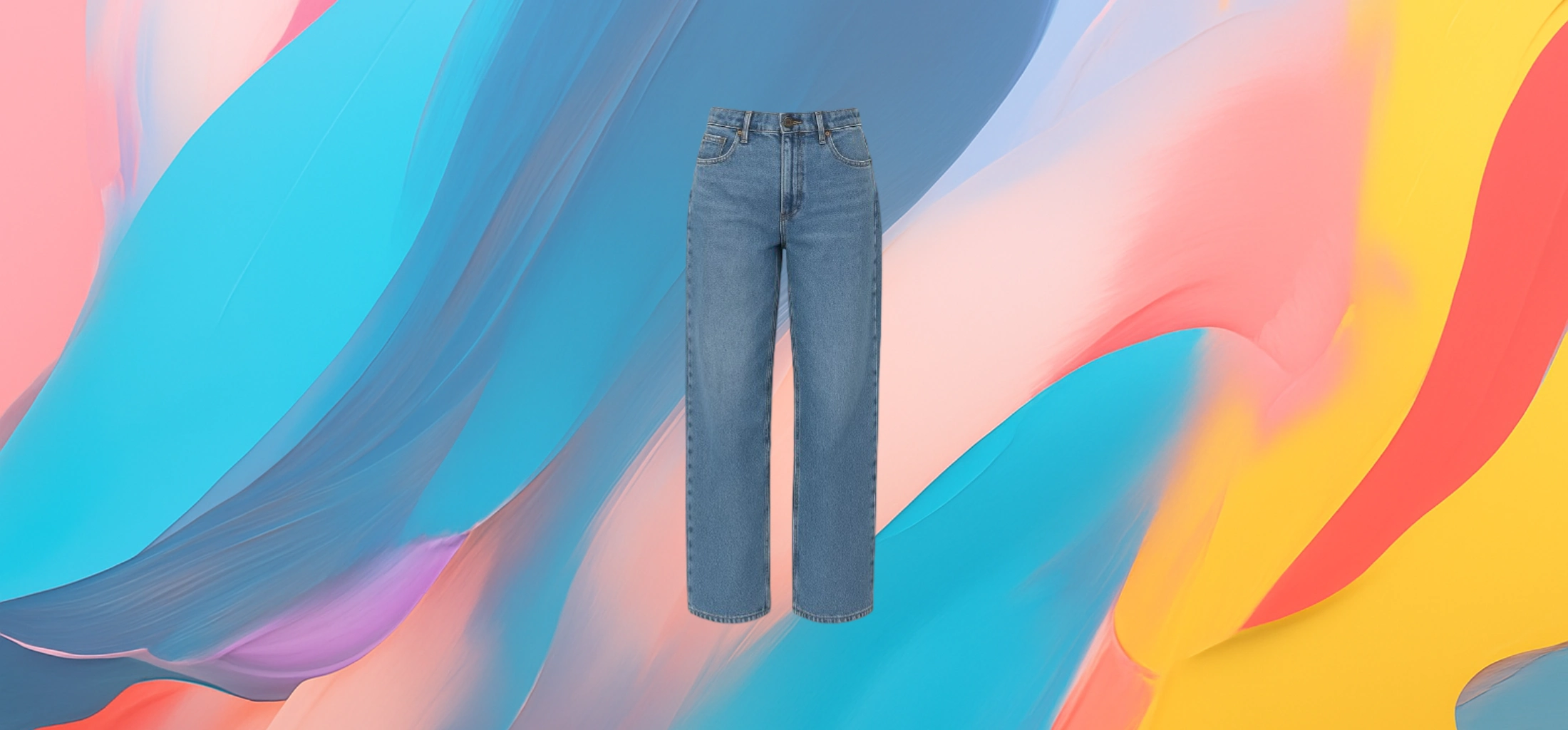 The 25X Women's Classic Straight-Leg High-Waist Jeans