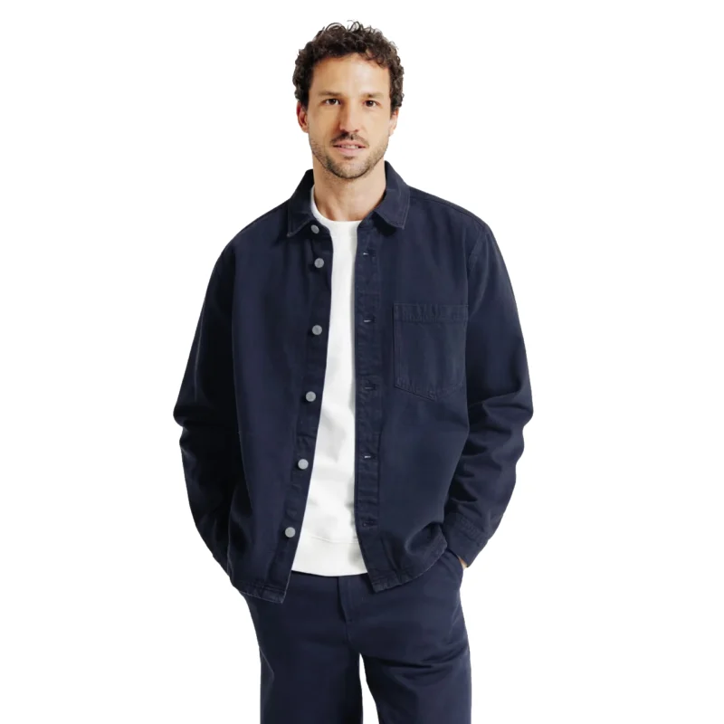 Cotton Denim Shirt Jacket