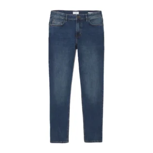 Men's Slim Tapered Blue Denim Jeans