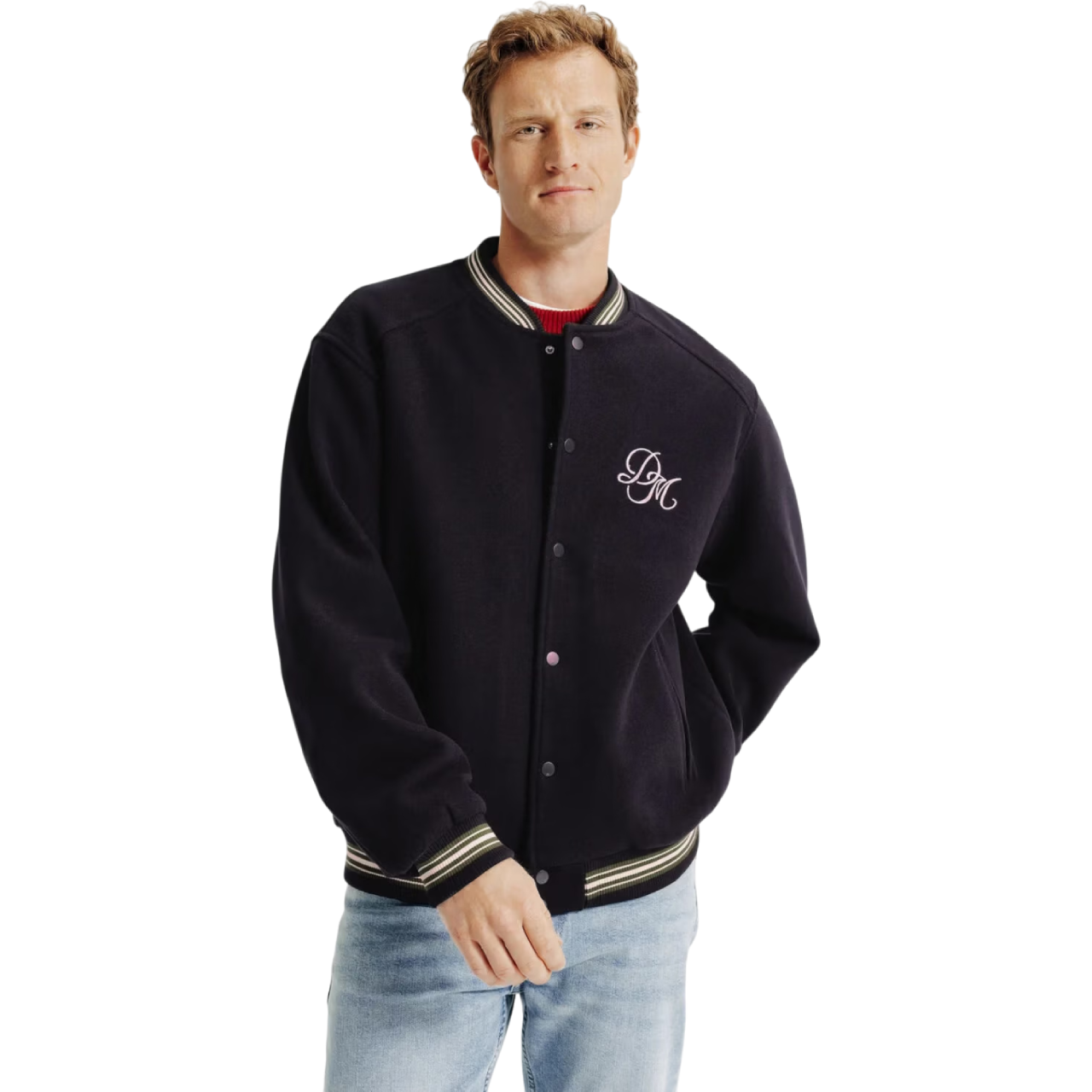 Embroidered Varsity Jacket - Image 2