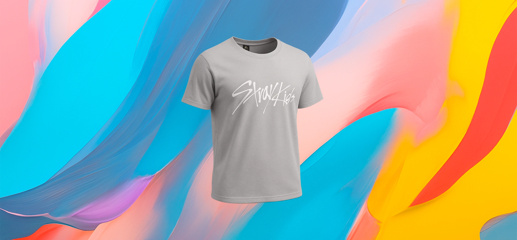 The25x Stray Kids Classic T-shirt grey - Image 2