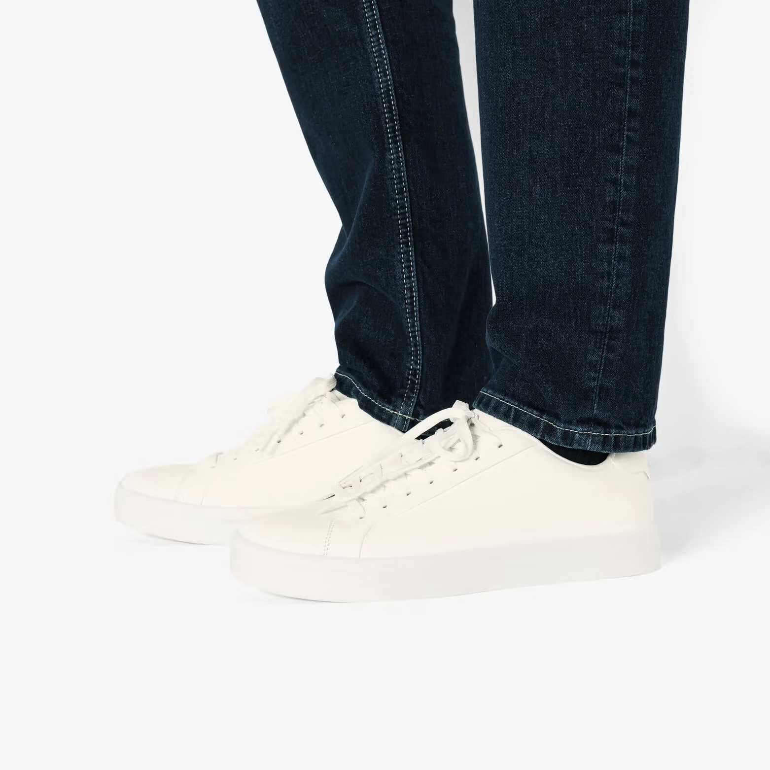 Essential White Low-Top Sneakers - Image 2