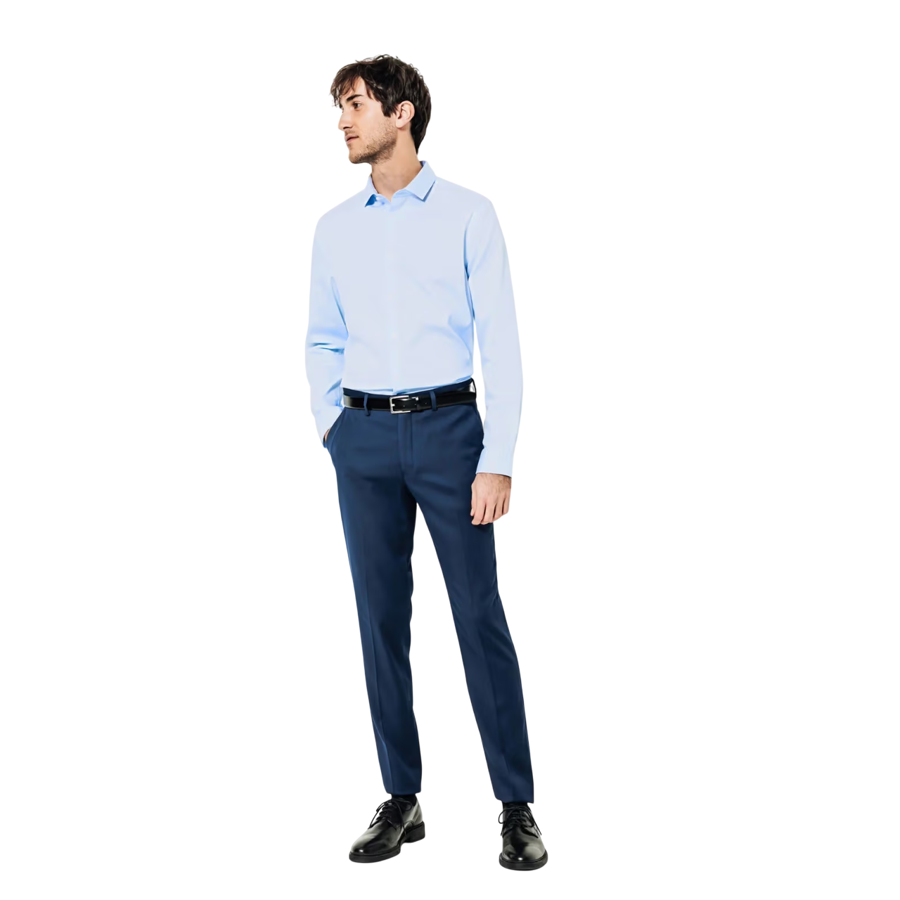 Slim Fit Non-Iron Cotton Shir - Image 3