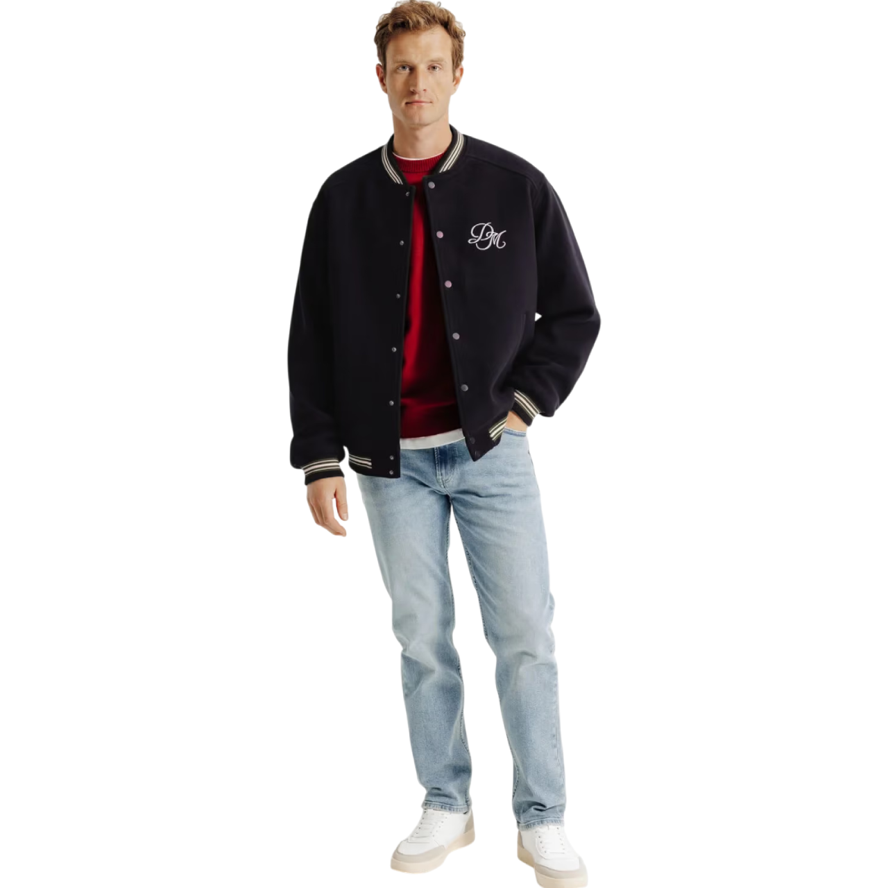Embroidered Varsity Jacket - Image 4