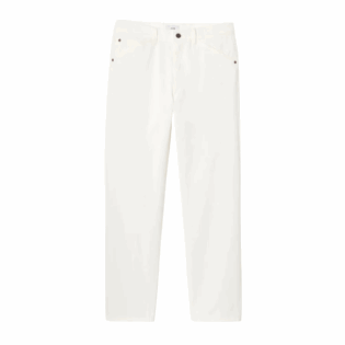 3Jean loose Men’s White Loose-Fit Jeans