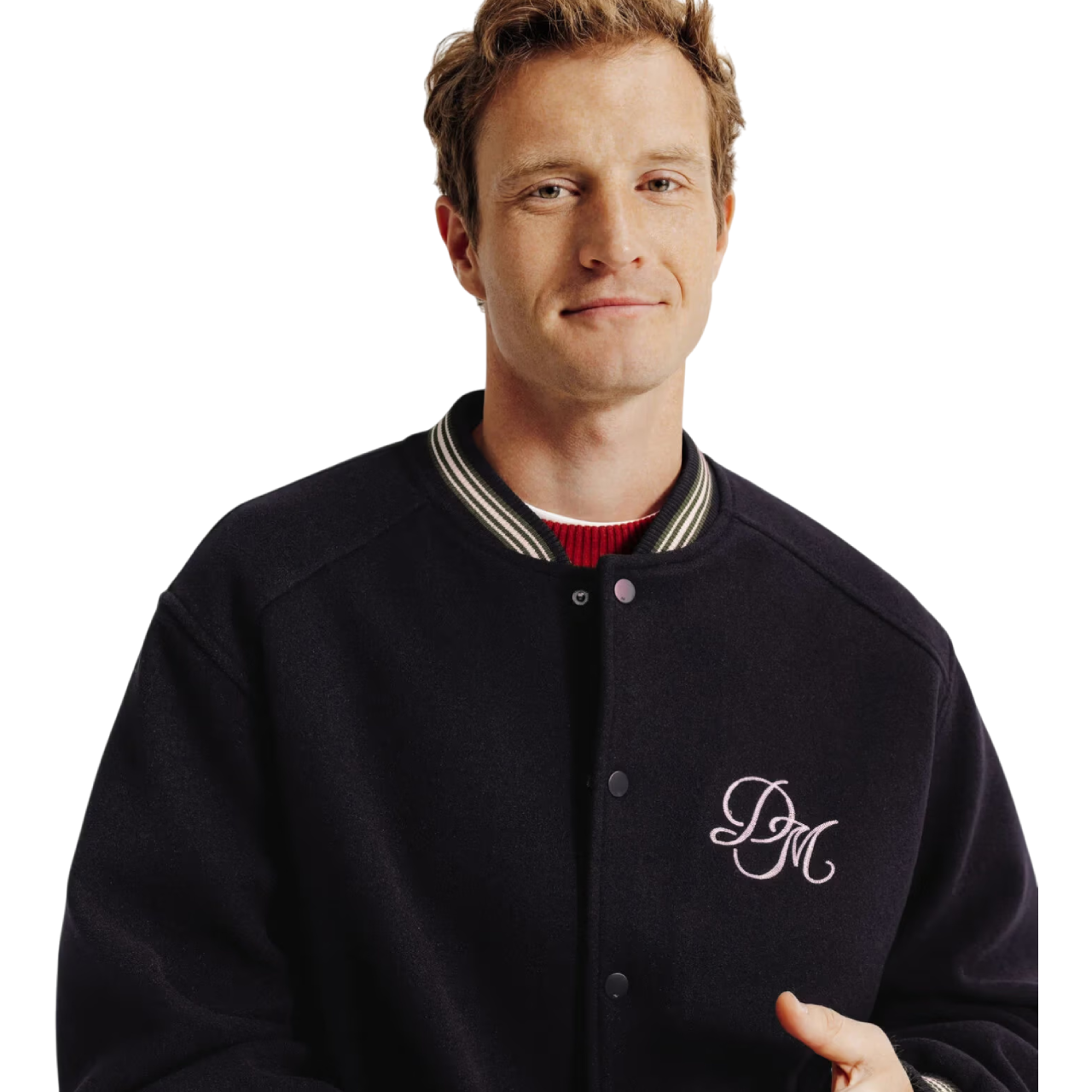 Embroidered Varsity Jacket - Image 5