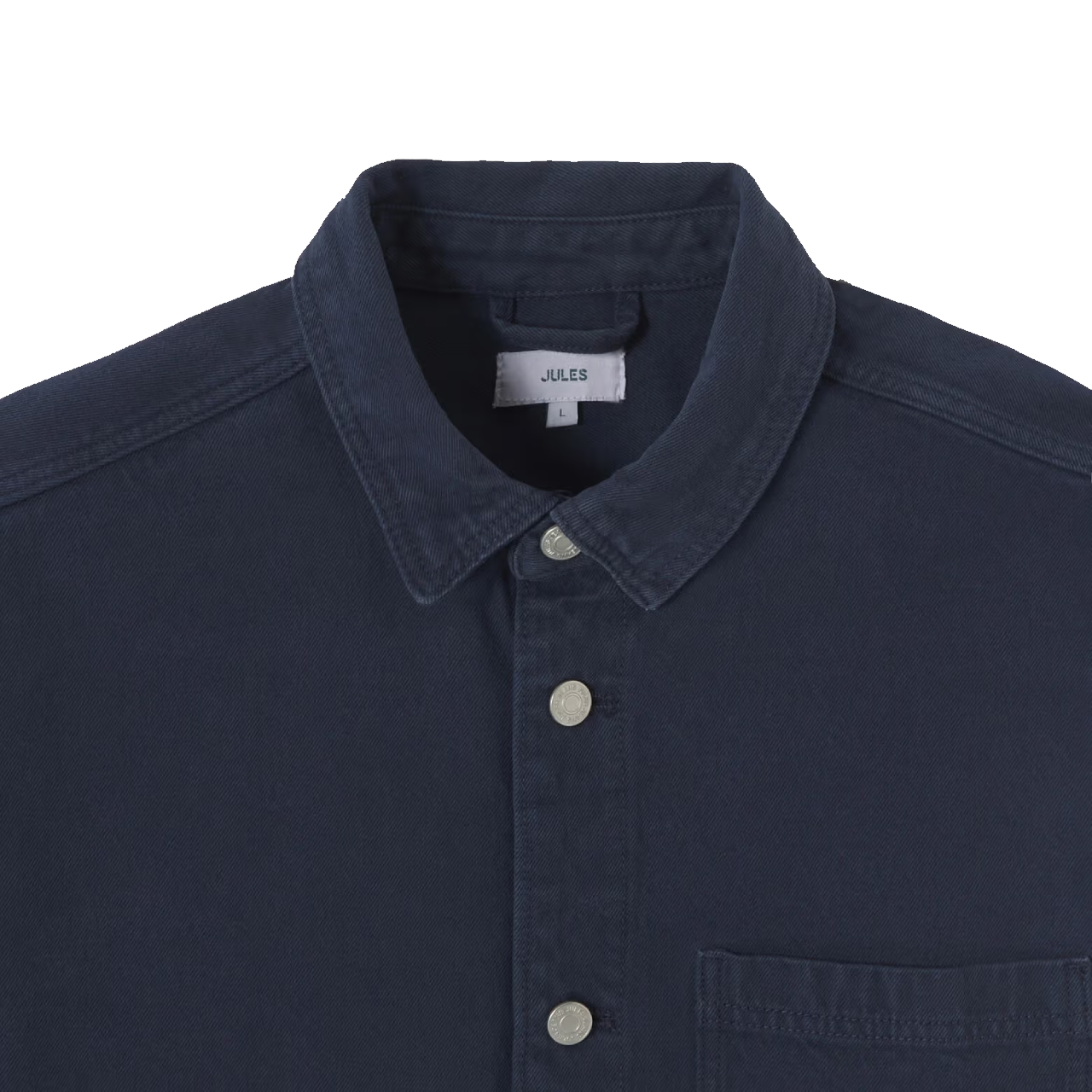 Cotton Denim Shirt Jacket - Image 4