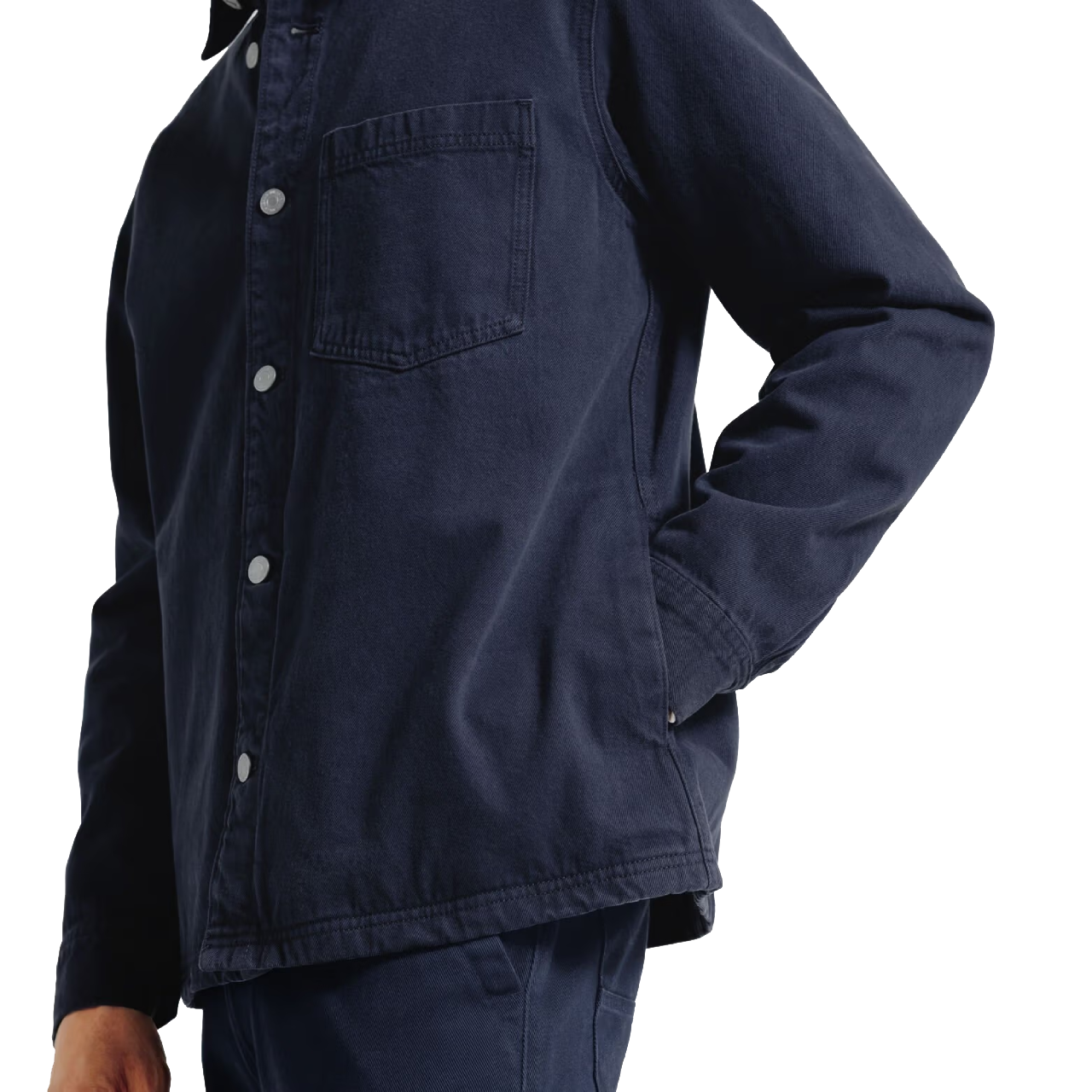Cotton Denim Shirt Jacket - Image 5