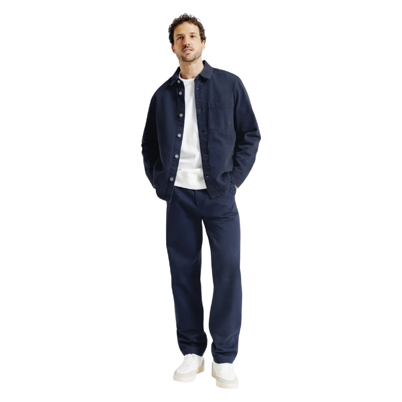 Cotton Denim Shirt Jacket - Image 2