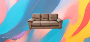 Ab61a21e842b14d7dab48216170c9fad0K Ensemble canapé 3 places en tissu Rebecca brun dossier réglable causeuse canapé pour salon chambre bureau 3/4 places
