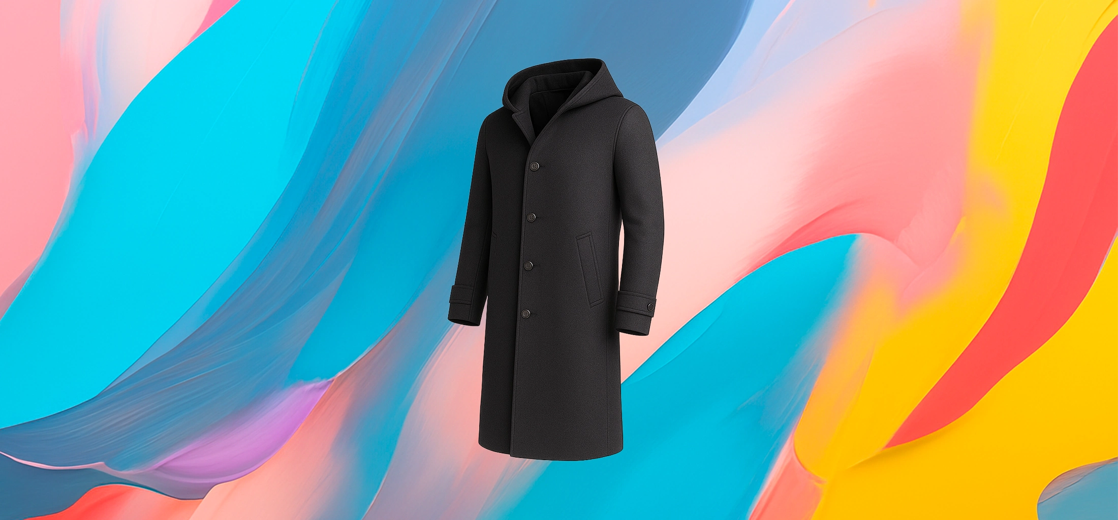 The 25x Wool Hooded Overcoat - Image 2