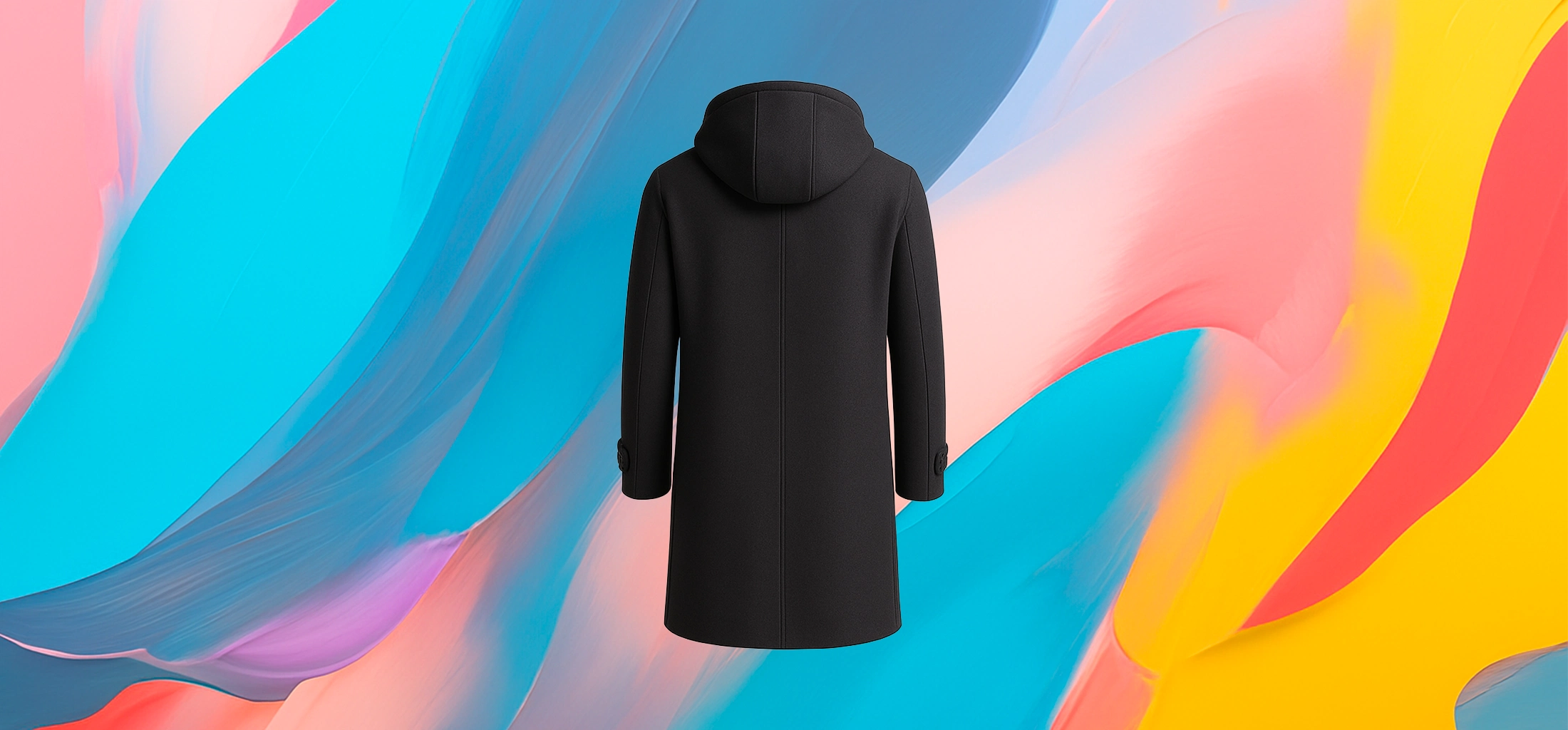The 25x Wool Hooded Overcoat - Image 4