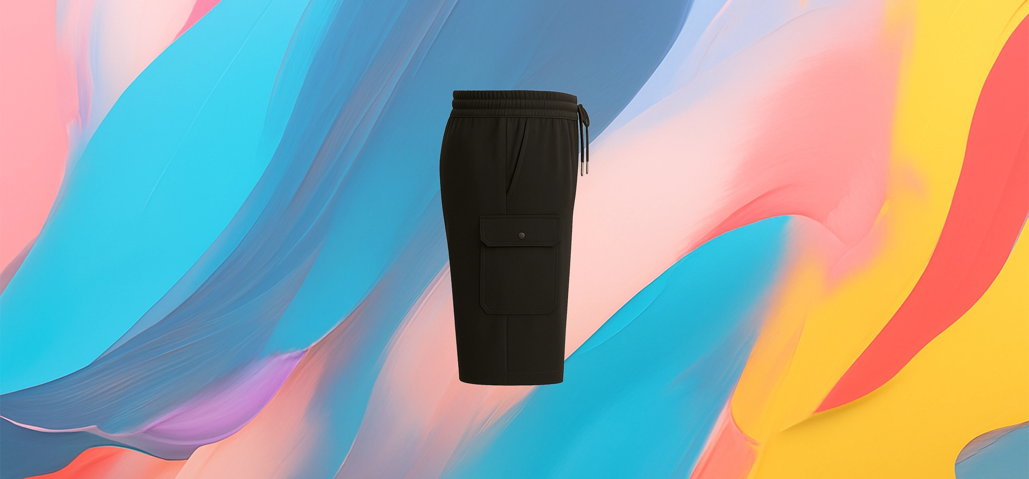 The25x Black Short Pants - Image 3