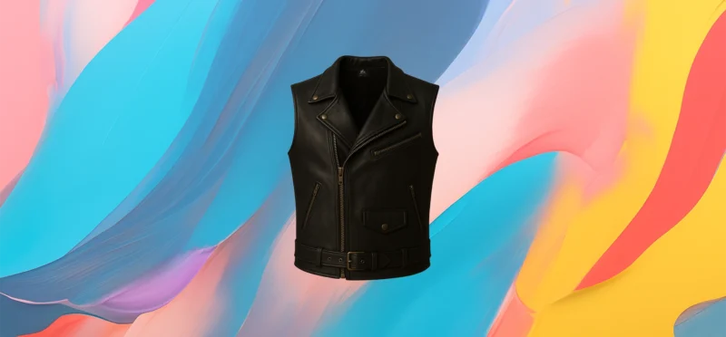 The25x Rebel Leather Vest