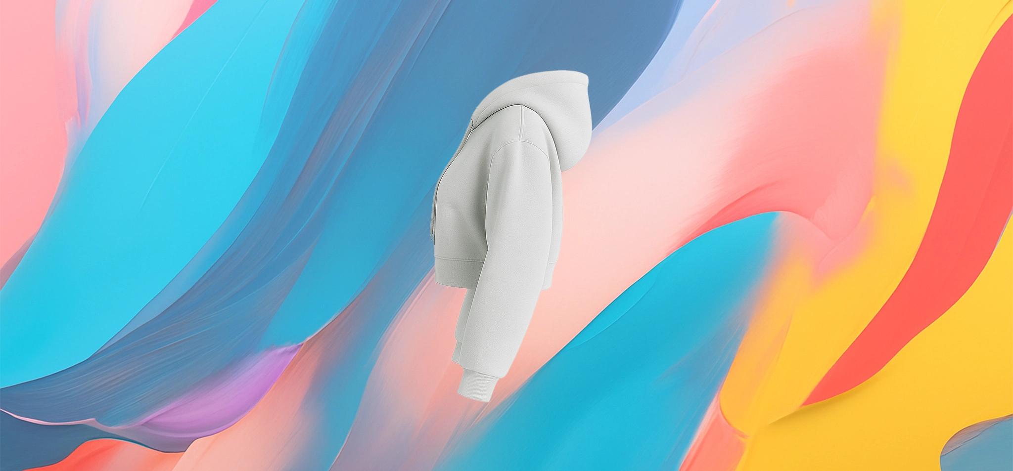The25x Cropped Zip Hoodie - Image 4