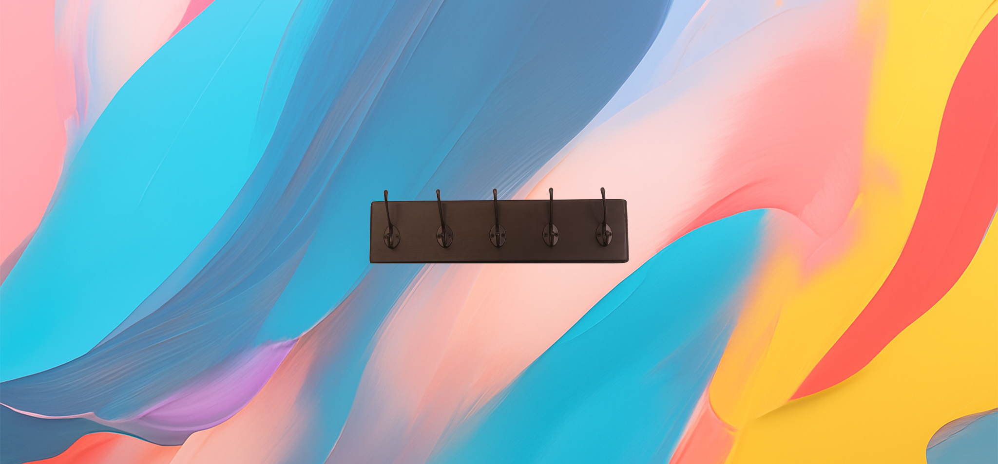 The 25x Wall-Mounted Coat Rack with Hooks
