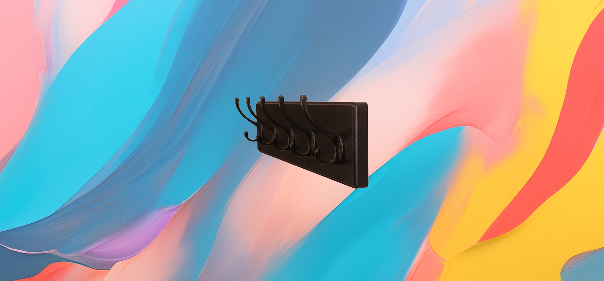 The 25x Wall-Mounted Coat Rack with Hooks - Image 2