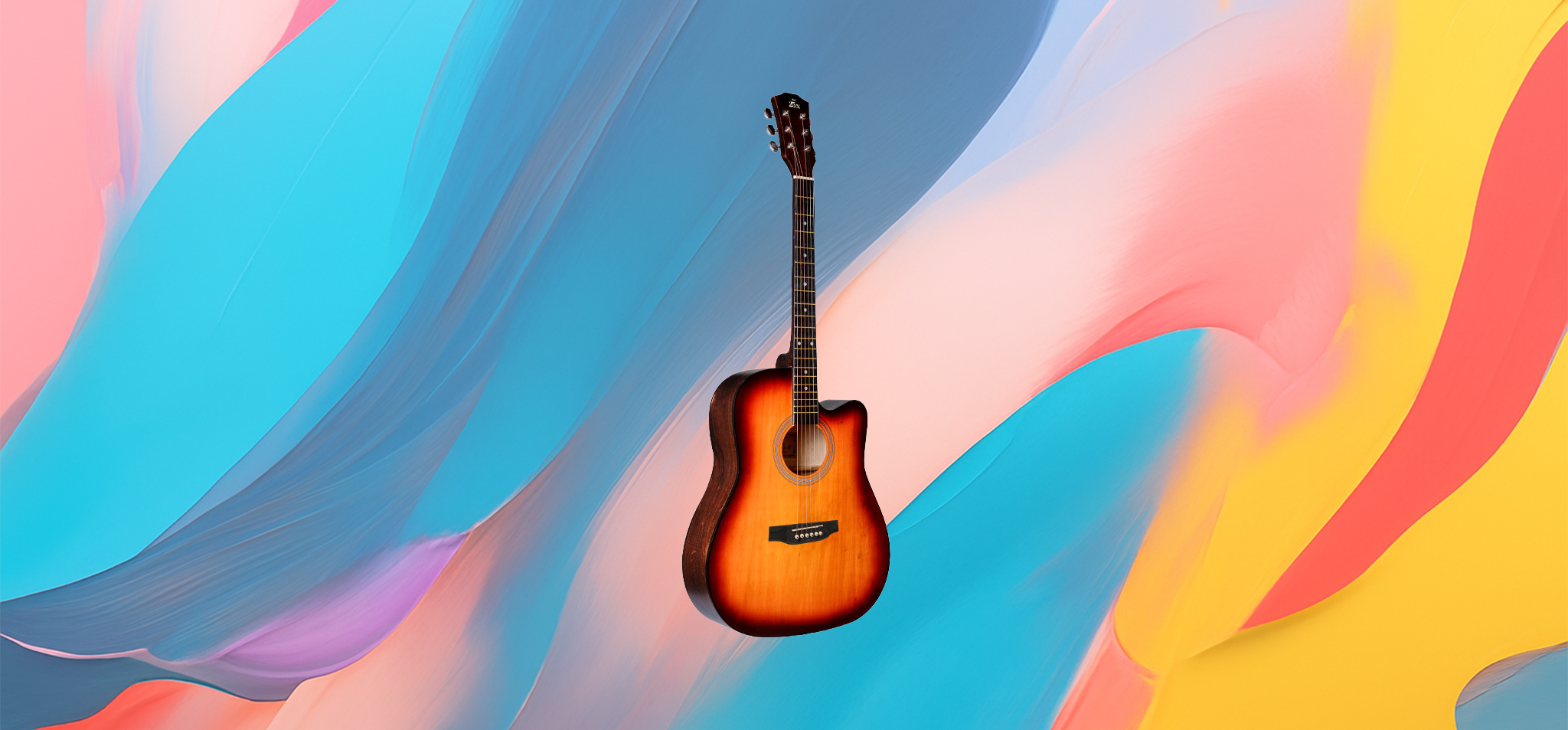 The 25x RetroTone Student Acoustic Guitar