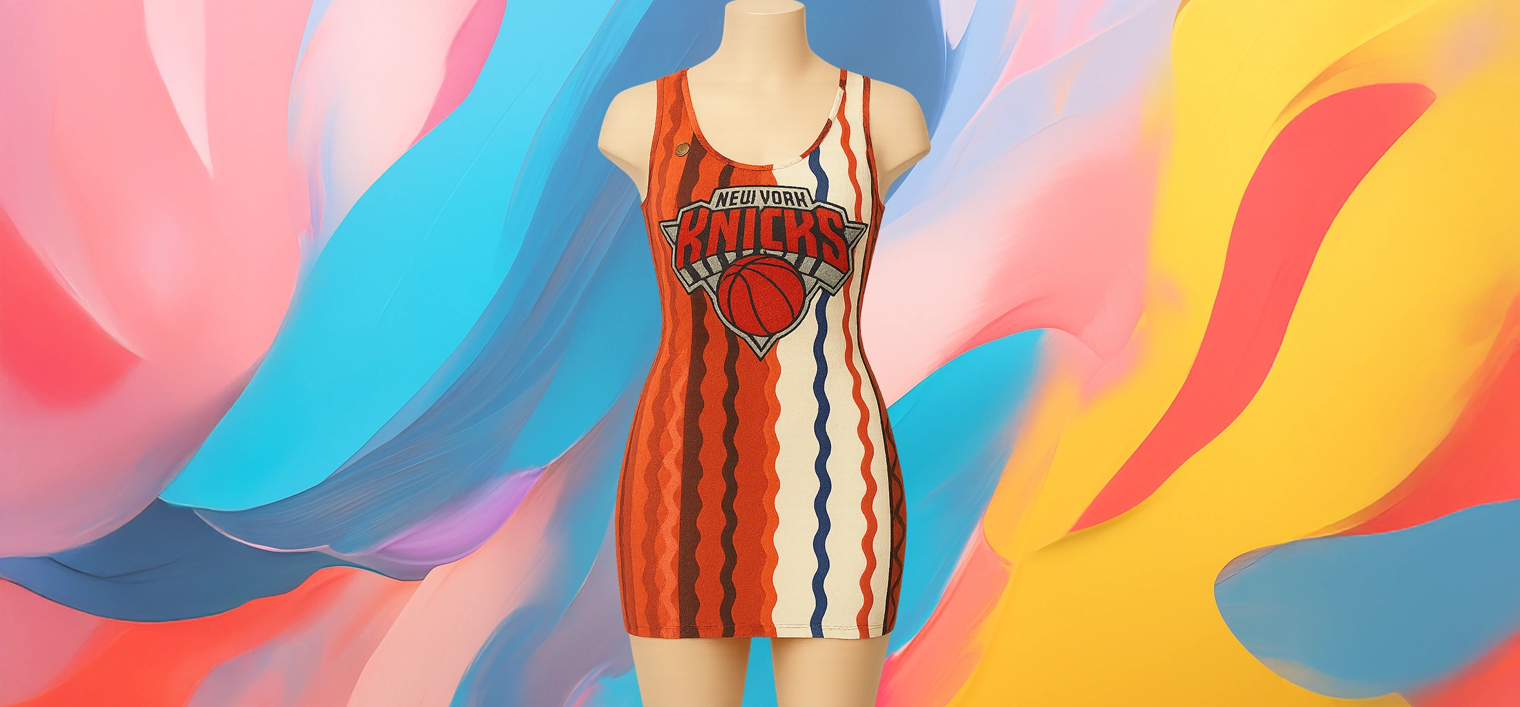 The 25x - NBA New York Knicks Courtside Mini Dress - Image 5
