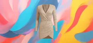 Produit#1 – The 25x – Sparkling V-Neck Sequin Dress (2) The 25x - Sparkling V-Neck Sequin Dress