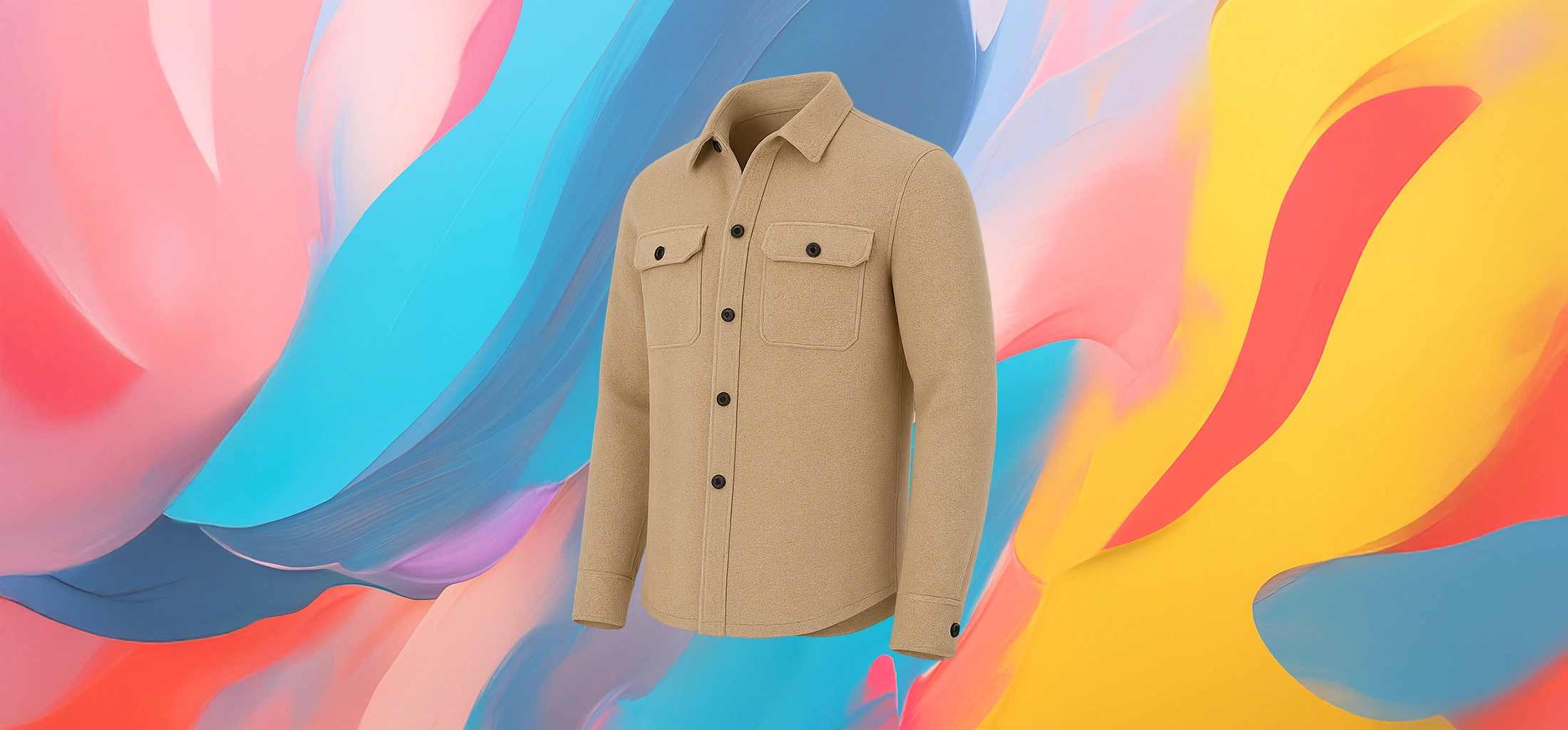 The 25x Men’s Wool Casual Overshirt - Image 2