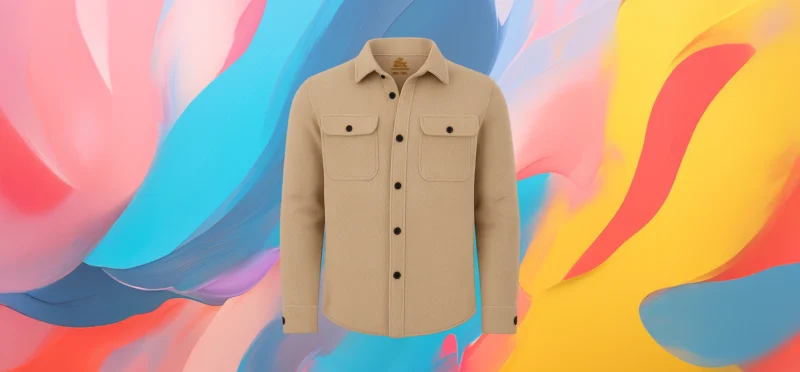 The 25x Men’s Wool Casual Overshirt