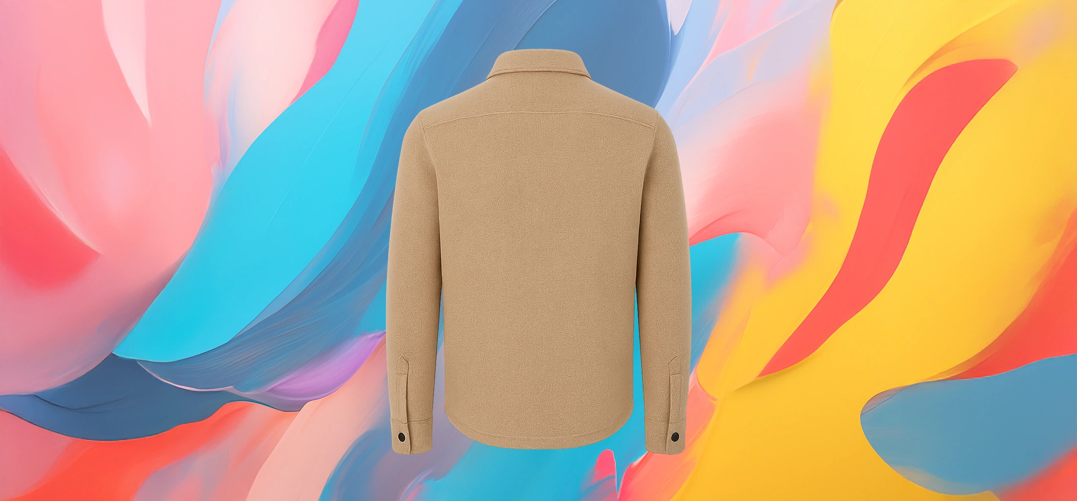 The 25x Men’s Wool Casual Overshirt - Image 4