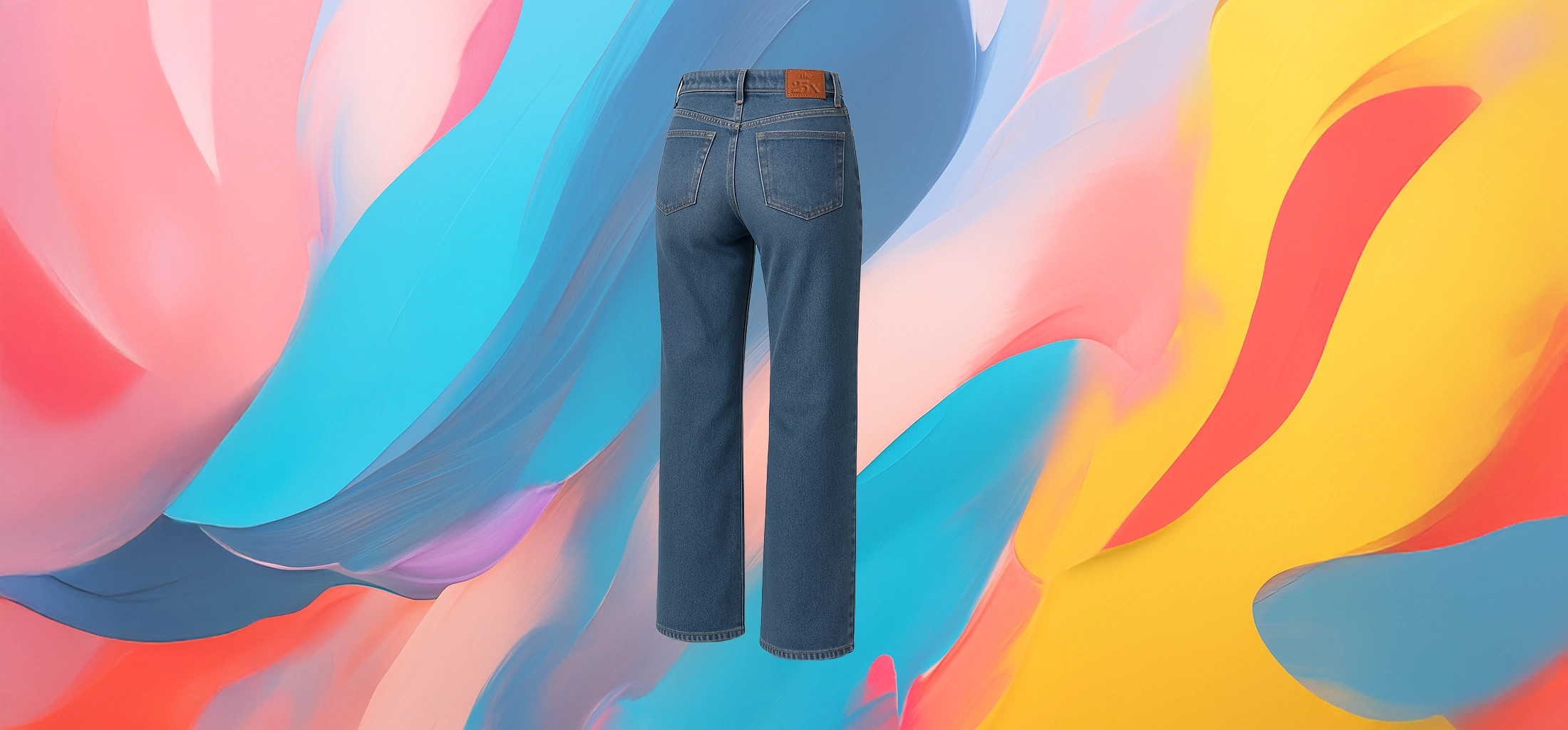 The 25x - Wide Leg Denim Palazzo - Image 5