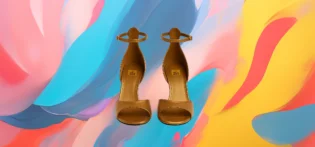 Produit#17-1 The 25x - Golden Grace Sandals