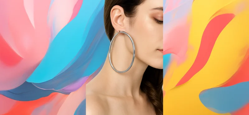 The25x Silver Hoop Earring