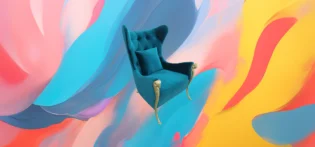 The 25x - Luxury Italian Reclining Armchair with Golden Metal Backrest