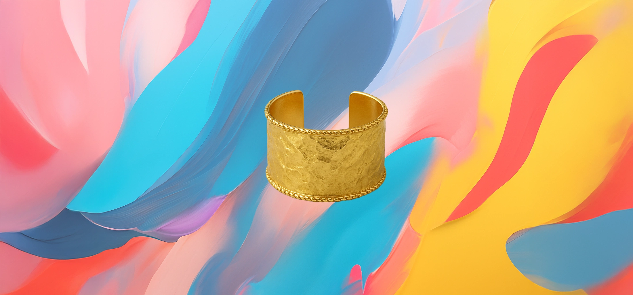 The25x Gold Cuff Bracelet - Image 2
