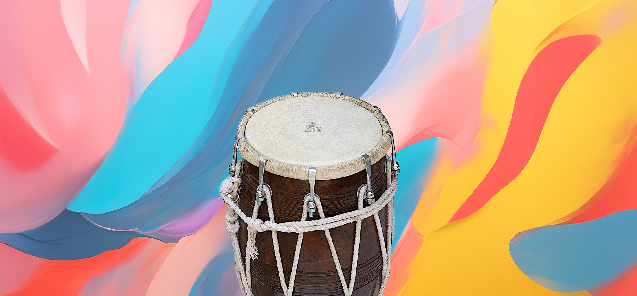 The 25x Pro Dholak Drum Set – Bag & Spinner Included - Image 4
