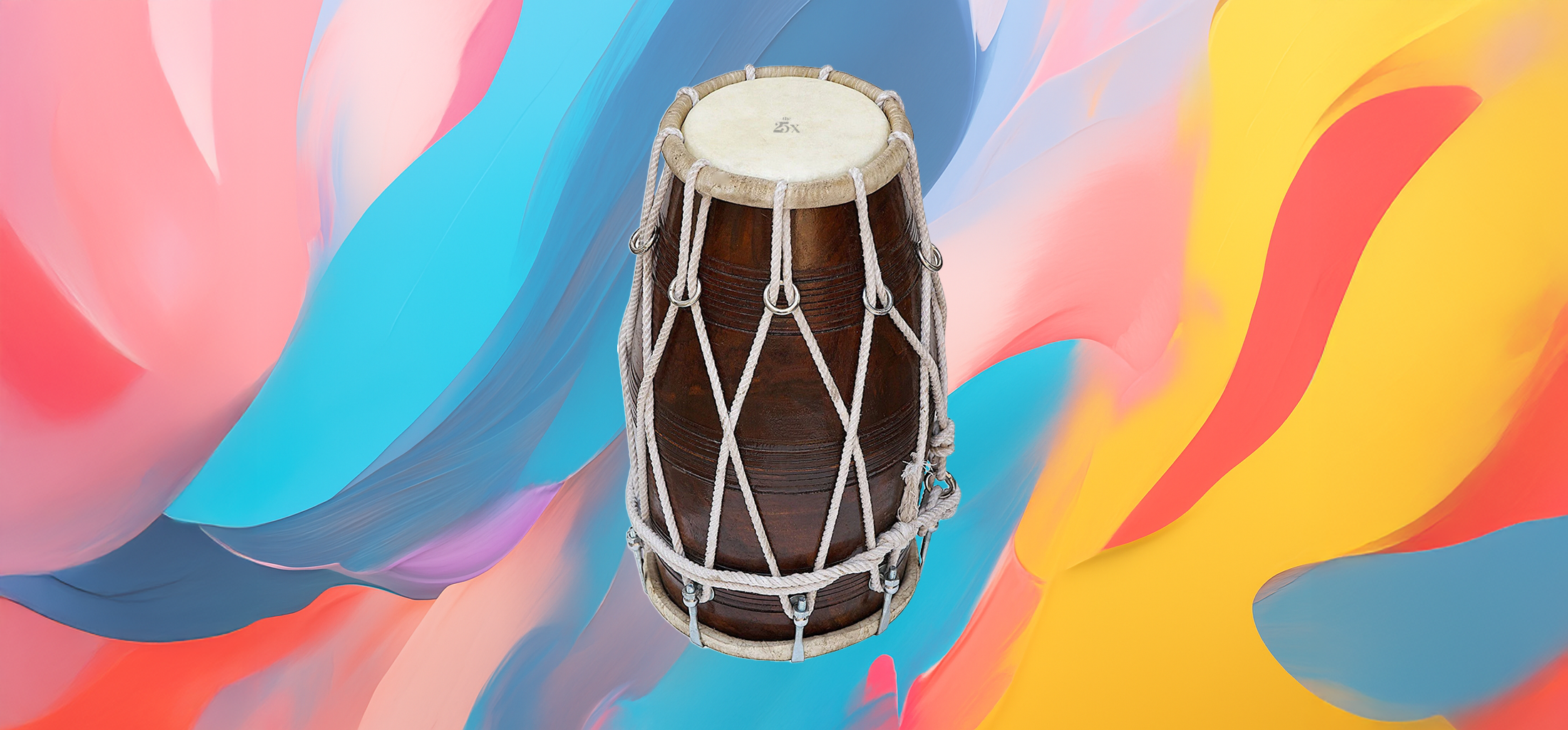 The 25x Pro Dholak Drum Set – Bag & Spinner Included - Image 5