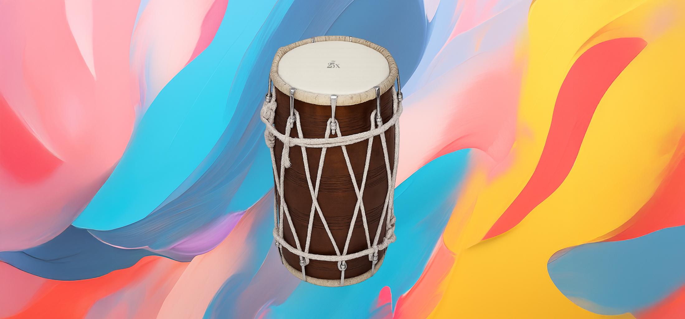 The 25x Pro Dholak Drum Set – Bag & Spinner Included