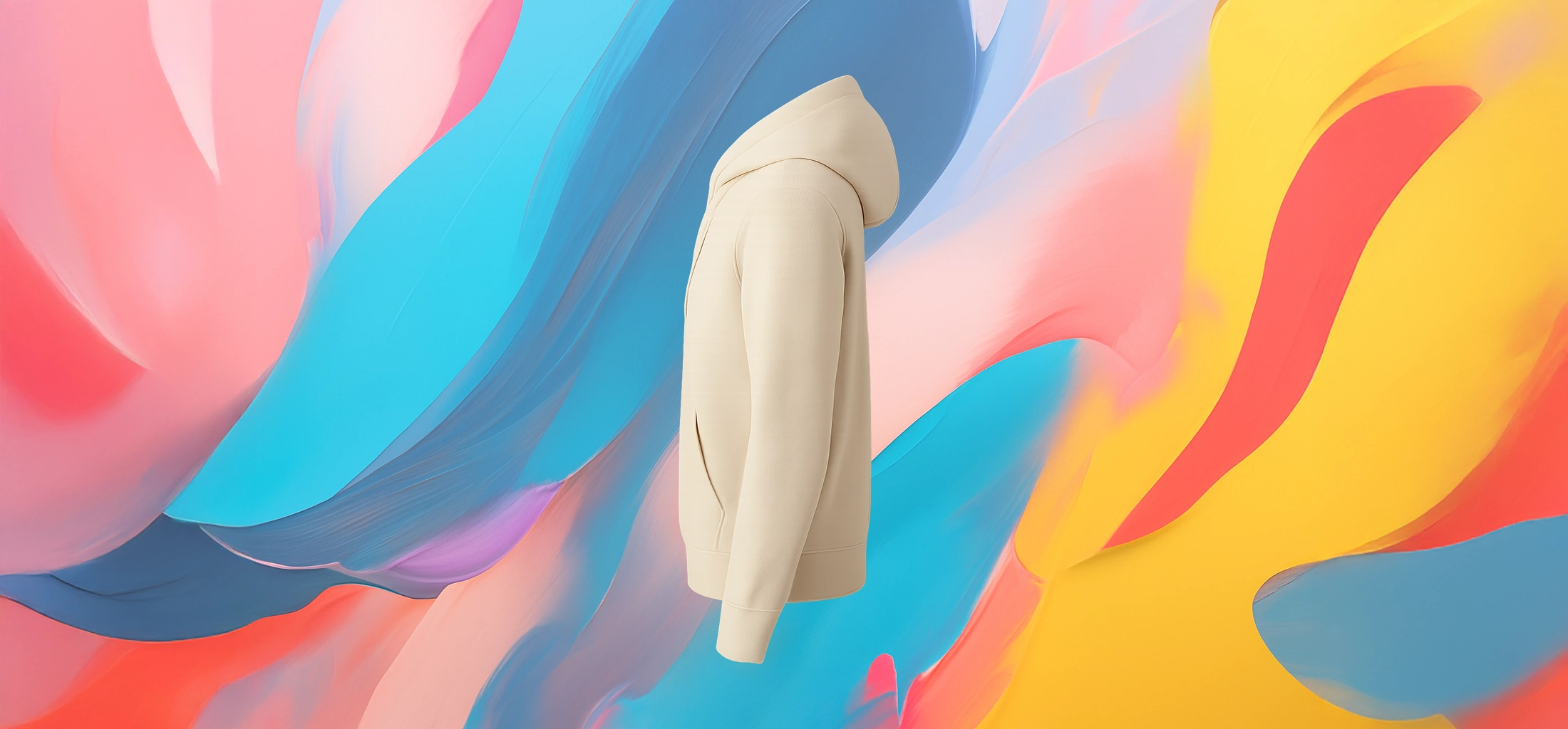 The 25x – Cozy Beige Hoodie - Image 3
