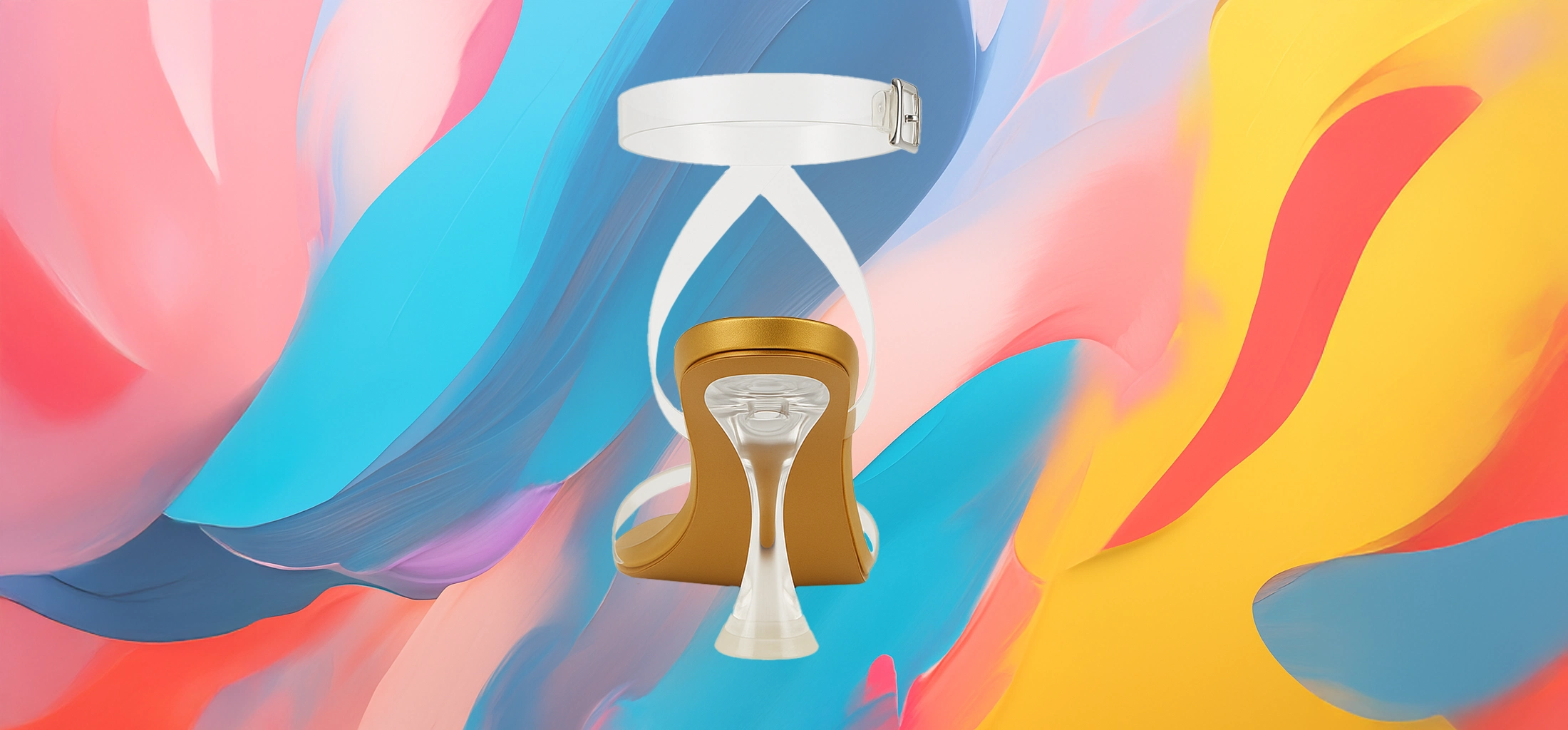 The 25x Transparent Sandal with Sculpted Heel & Gold Insole - Image 2