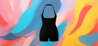 The 25x Black Fringe Halter Romper