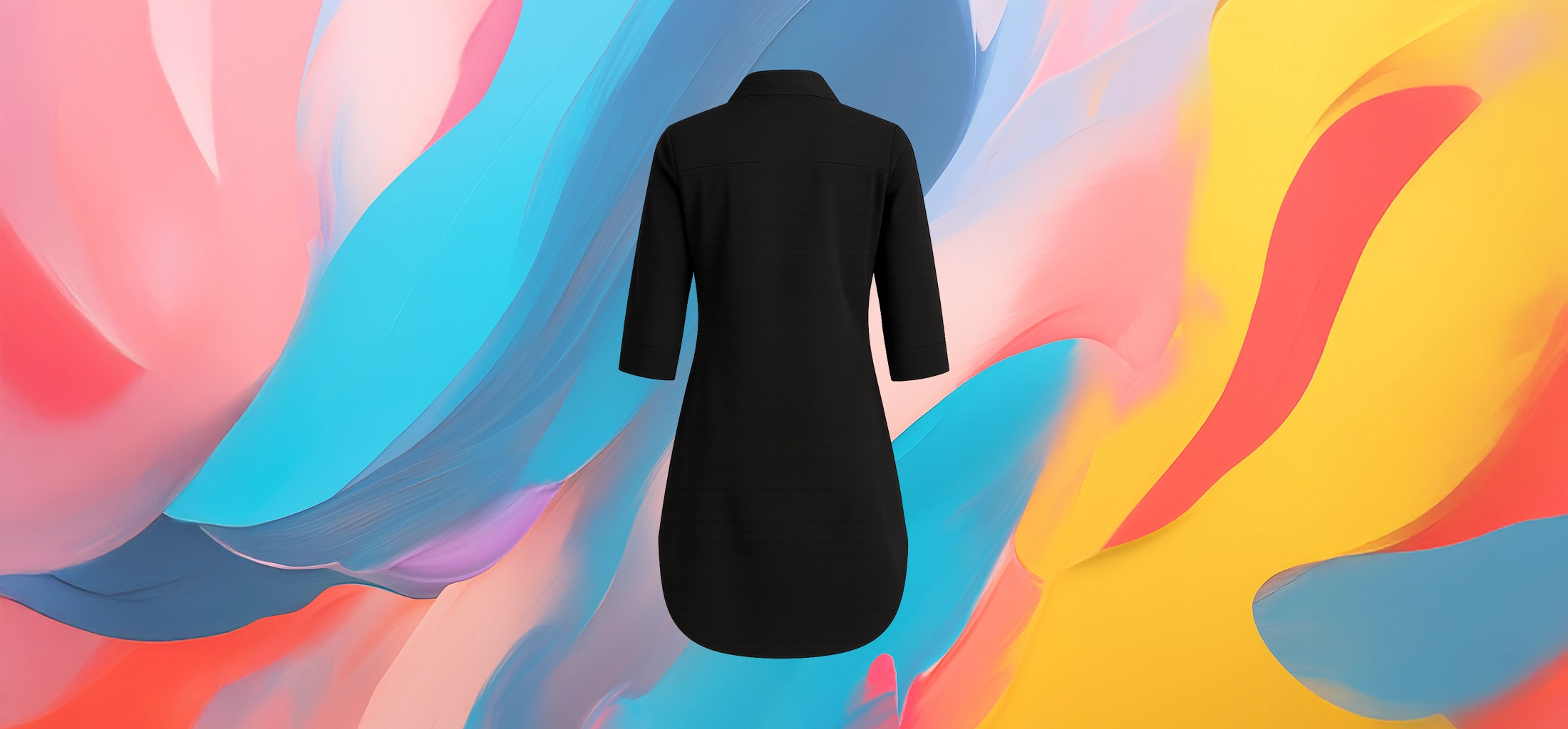 The 25x Women’s Black Shirt Dress - Image 4