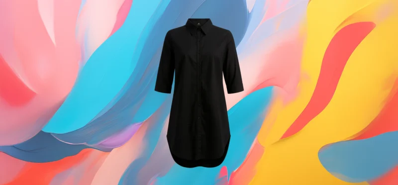 The 25x Women’s Black Shirt Dress