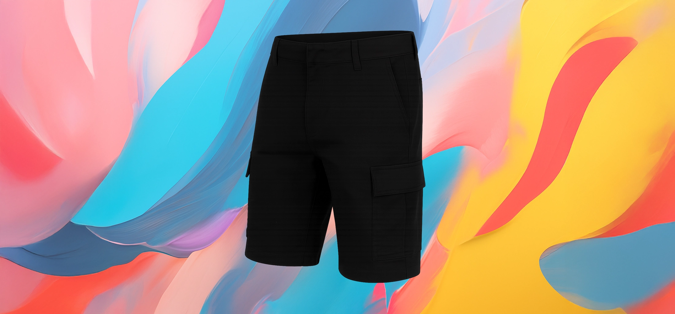The 25x – Men’s Elegant Black Cargo Shorts - Image 3