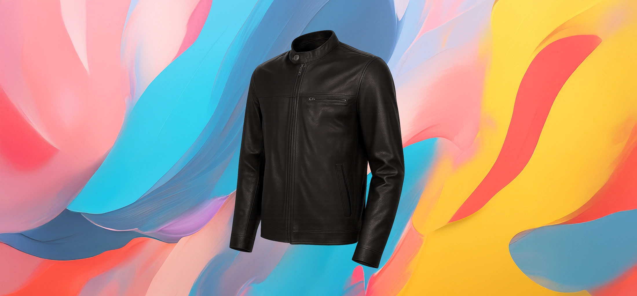 The 25x – Men’s Leather Zip-Up Jacket - Image 3