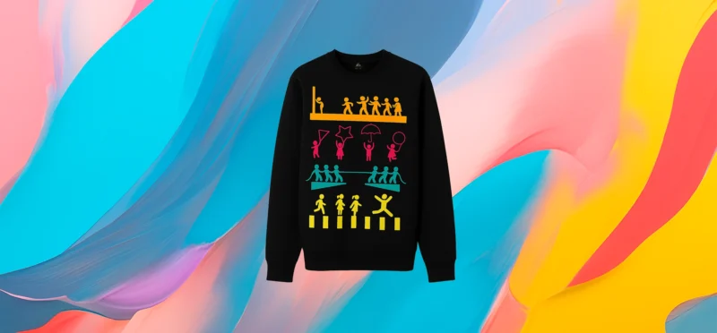 The 25x Colorful Figures Crewneck Sweatshirt